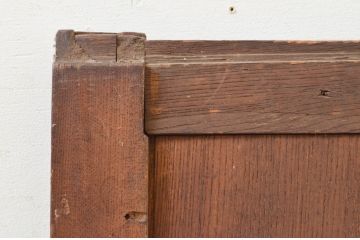 アンティーク建具　欅(ケヤキ)材　懐かしい雰囲気漂う一枚板の板戸窓1枚(引き戸)(R-070918)