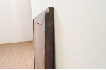アンティーク建具　欅(ケヤキ)材　懐かしい雰囲気漂う一枚板の板戸窓1枚(引き戸)(R-070918)
