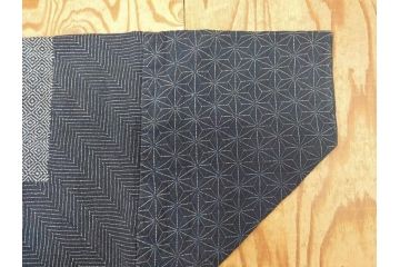 江戸〜明治期　時代物　刺子　野良着(半纏、刺し子、鉄砲袖、古布、藍染、ジャパンビンテージ、ヴィンテージ、古着物)(R-070925)