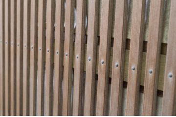 アンティーク建具　どこか懐かしい雰囲気を醸し出す裏障子付き格子戸4枚セット(引き戸、障子戸、ガラス帯戸)(R-070928)