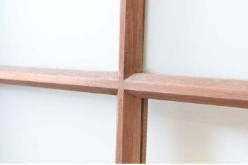 アンティーク建具　どこか懐かしい雰囲気漂うガラス戸4枚セット(引き戸)(R-070934)