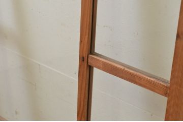 アンティーク建具　大正ロマンの雰囲気漂うガラス戸1枚(引き戸)(R-070938)