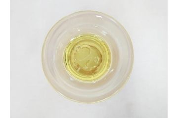 明治〜大正期　当時物　棗型(なつめ形)　可愛らしい色合いがおしゃれな雰囲気溢れる三色氷コップ(ウランガラス、グラス、和ガラス、乳白ぼかし)(R-070957)