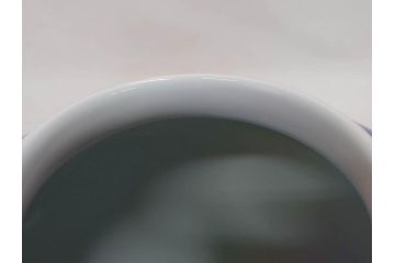戦前　オールド香蘭社　染付　山水　賢人　一つ一つ丁寧に描かれた意匠が美しい!職人のこだわりを感じる花入(風景図、花器、花瓶、飾り壷)(R-070963)