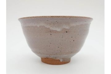 西岡小十　小次郎窯　絵唐津　上質な和の雰囲気漂う茶碗(抹茶碗、茶道具、茶器、和食器、共箱付き)(R-070968)