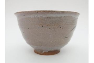 西岡小十　小次郎窯　絵唐津　上質な和の雰囲気漂う茶碗(抹茶碗、茶道具、茶器、和食器、共箱付き)(R-070968)