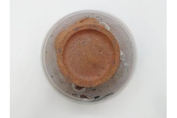 西岡小十　小次郎窯　絵唐津　上質な和の雰囲気漂う茶碗(抹茶碗、茶道具、茶器、和食器、共箱付き)(R-070968)