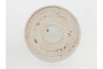 江戸中期〜後期　古伊万里　染付　落ち着いた色合いが和の雰囲気を高めるそば猪口3客セット(木と葉?、羊歯?、シダ?、湯呑、湯のみ、蕎麦猪口、和食器)(R-070971)