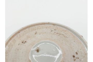 江戸中期〜後期　古伊万里　染付　落ち着いた色合いが和の雰囲気を高めるそば猪口3客セット(木と葉?、羊歯?、シダ?、湯呑、湯のみ、蕎麦猪口、和食器)(R-070971)