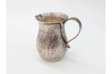 1900年代　TIFFANY&Co. MAKERS　(ティファニー メイカーズ)　総重量約139.95g　STERLING SILVER(スターリングシルバー)　SV925　ミルクポット(シルバーウェア、銀、アンティーク、ビンテージ、ヴィンテージ、クリーマー、ミルクジャー、ピッチャー、洋食器)(R-070972)