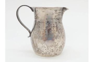 1900年代　TIFFANY&Co. MAKERS　(ティファニー メイカーズ)　総重量約139.95g　STERLING SILVER(スターリングシルバー)　SV925　ミルクポット(シルバーウェア、銀、アンティーク、ビンテージ、ヴィンテージ、クリーマー、ミルクジャー、ピッチャー、洋食器)(R-070972)