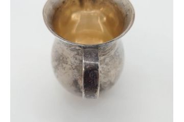 1900年代　TIFFANY&Co. MAKERS　(ティファニー メイカーズ)　総重量約139.95g　STERLING SILVER(スターリングシルバー)　SV925　ミルクポット(シルバーウェア、銀、アンティーク、ビンテージ、ヴィンテージ、クリーマー、ミルクジャー、ピッチャー、洋食器)(R-070972)