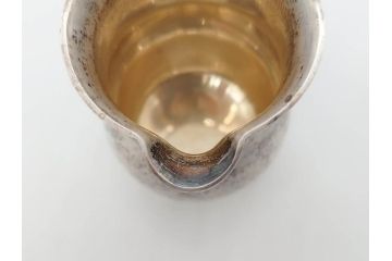 1900年代　TIFFANY&Co. MAKERS　(ティファニー メイカーズ)　総重量約139.95g　STERLING SILVER(スターリングシルバー)　SV925　ミルクポット(シルバーウェア、銀、アンティーク、ビンテージ、ヴィンテージ、クリーマー、ミルクジャー、ピッチャー、洋食器)(R-070972)