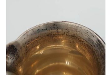 1900年代　TIFFANY&Co. MAKERS　(ティファニー メイカーズ)　総重量約139.95g　STERLING SILVER(スターリングシルバー)　SV925　ミルクポット(シルバーウェア、銀、アンティーク、ビンテージ、ヴィンテージ、クリーマー、ミルクジャー、ピッチャー、洋食器)(R-070972)
