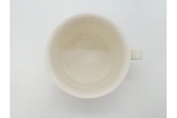 1978年〜1979年　ARABIA FINLAND　Krokus(クロッカス)　大胆に描かれた花たちが存在感を放つカップ&ソーサー2客セット(ヴィンテージ、ビンテージ、アラビア、フィンランド、北欧食器、C&S、グリーン・ブルーライン)(R-070642)