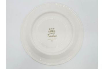 1978年〜1979年　ARABIA FINLAND　Krokus(クロッカス)　大胆に描かれた花たちが存在感を放つカップ&ソーサー2客セット(ヴィンテージ、ビンテージ、アラビア、フィンランド、北欧食器、C&S、グリーン・ブルーライン)(R-070642)