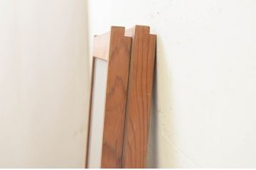アンティーク建具　両面ガラス　落ち着いた和の雰囲気を演出する組子入り書院戸2枚セット(引き戸、ガラス戸、窓)(R-070989)