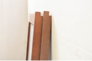 アンティーク建具　片面ガラス　上質な和の空間を演出する書院戸2枚セット(引き戸、ガラス戸、ガラス窓)(R-070990)