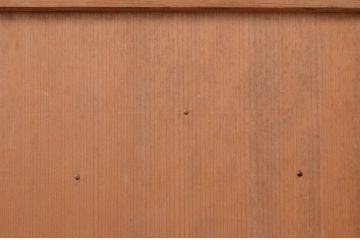 アンティーク建具　柾目の美しい横桟入り両開き扉1対2枚セット(ドア、木製扉、両開き戸)(R-070996)