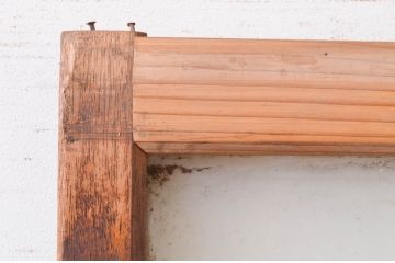 アンティーク建具　どこか懐かしい雰囲気を感じるガラス戸1枚(引き戸)(R-071004)