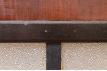アンティーク建具　ダイヤガラス　和の雰囲気漂うガラス帯戸4枚セット(引き戸、ガラス戸、板戸)(R-071007)