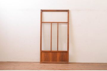 アンティーク建具　どこか懐かしい雰囲気を感じるガラス引き戸1枚(ガラス戸)(R-071014)