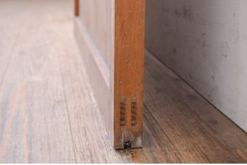 アンティーク建具　どこか懐かしい雰囲気を感じるガラス引き戸1枚(ガラス戸)(R-071014)