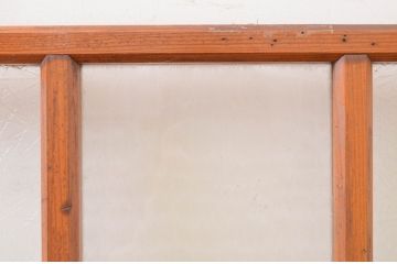 アンティーク建具　どこか懐かしい雰囲気を感じるガラス引き戸1枚(ガラス戸)(R-071015)