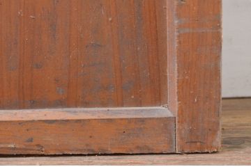 アンティーク建具　どこか懐かしい雰囲気を感じるガラス引き戸1枚(ガラス戸)(R-071015)