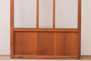 アンティーク建具　どこか懐かしい雰囲気を感じるガラス引き戸1枚(ガラス戸)(R-071015)