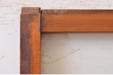 アンティーク建具　どこか懐かしい雰囲気を感じるガラス引き戸1枚(ガラス戸)(R-071015)