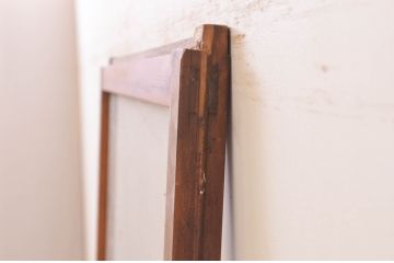 アンティーク建具　どこか懐かしい雰囲気を感じるガラス引き戸1枚(ガラス戸)(R-071015)