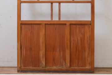 アンティーク建具　大正ロマン　懐かしい雰囲気漂う引き戸1枚(ガラス戸)(R-071017)