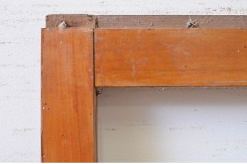 アンティーク建具　大正ロマン　懐かしい雰囲気漂う引き戸1枚(ガラス戸)(R-071017)