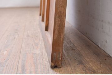 アンティーク建具　大正ロマン　懐かしい雰囲気漂う引き戸1枚(ガラス戸)(R-071017)