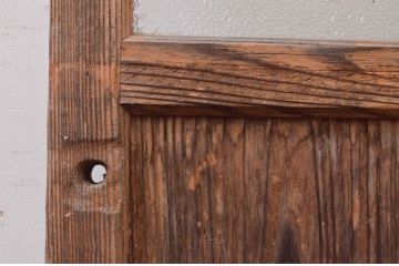 アンティーク建具　大正ロマン　どこか懐かしい雰囲気漂うガラス戸1枚(引き戸)(R-071018)