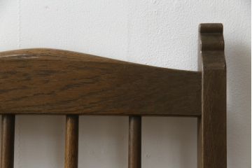 和製ビンテージ　神戸洋家具　オーク材　どこか懐かしい雰囲気漂うチェア(デスクチェア、ダイニングチェア、ヴィンテージ)(R-071044)