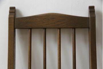 和製ビンテージ　神戸洋家具　オーク材　どこか懐かしい雰囲気漂うチェア(デスクチェア、ダイニングチェア、ヴィンテージ)(R-071044)