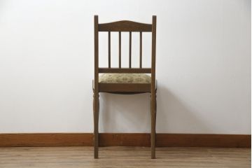 和製ビンテージ　神戸洋家具　オーク材　どこか懐かしい雰囲気漂うチェア(デスクチェア、ダイニングチェア、ヴィンテージ)(R-071044)