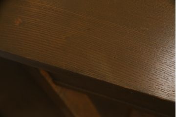 和製アンティーク　栓材　シンプルなデザインが取り入れやすい片袖机(ワークデスク、オフィスデスク、在宅用、在宅ワーク用)(R-071046)