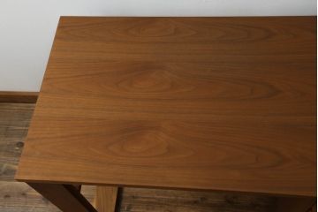 中古　ACTUS(アクタス)　MEZZO(メッツォ)　デスク120　シンプルなデザインと程良い大きさが取り入れやすいデスクとチェアのセット(ワークデスク、片袖机、椅子、イス、在宅用、在宅ワーク用)(R-071049)