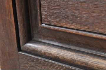 イギリスアンティーク　希少　1780年代　歴史的価値のあるオーク材コファ(ブランケットボックス、コファー、ベンチチェスト、収納箱、英国)(R-071053)