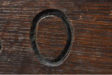イギリスアンティーク　希少　1780年代　歴史的価値のあるオーク材コファ(ブランケットボックス、コファー、ベンチチェスト、収納箱、英国)(R-071053)