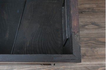 イギリスアンティーク　希少　1780年代　歴史的価値のあるオーク材コファ(ブランケットボックス、コファー、ベンチチェスト、収納箱、英国)(R-071053)