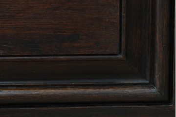 イギリスアンティーク　希少　1780年代　歴史的価値のあるオーク材コファ(ブランケットボックス、コファー、ベンチチェスト、収納箱、英国)(R-071053)