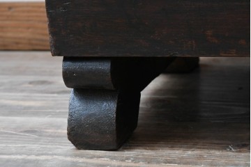 イギリスアンティーク　希少　1780年代　歴史的価値のあるオーク材コファ(ブランケットボックス、コファー、ベンチチェスト、収納箱、英国)(R-071053)