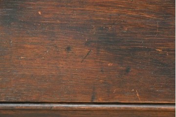 イギリスアンティーク　希少　1780年代　歴史的価値のあるオーク材コファ(ブランケットボックス、コファー、ベンチチェスト、収納箱、英国)(R-071053)