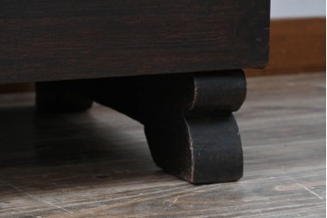 イギリスアンティーク　希少　1780年代　歴史的価値のあるオーク材コファ(ブランケットボックス、コファー、ベンチチェスト、収納箱、英国)(R-071053)