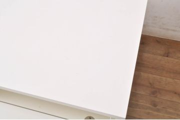 中古　オーダー製作品　シンプルなデザインが使いやすいカッシーナ風テレビボード(テレビ台、シアターボード、サイドボード、サイドキャビネット、ローボード)(製作費約18万円)(R-071064)
