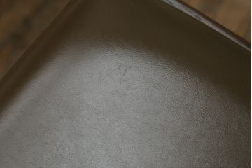 中古　美品　CONDE HOUSE(カンディハウス)　WING LUX(ウイングラックス)シリーズ　ナラ材　滑らかな曲線を描くデザインが魅力のアームチェア(定価4脚で約51万円)(ダイニングチェア、椅子、イス)(R-071066)